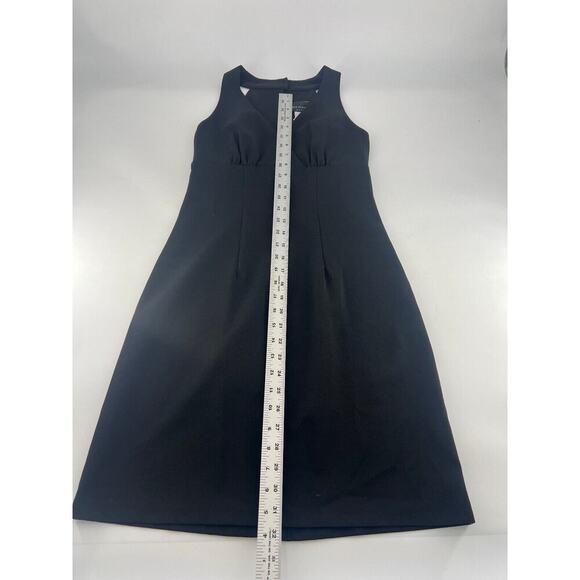 Vintage Connected Dress Womens Size 4 Petites Black Sleeveless Button Back Y2K - Picture 2 of 9